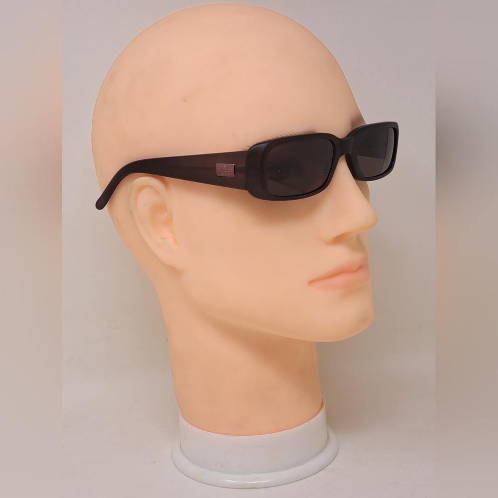 NEW Gucci Sunglasses Rectangle Translucent Vintage 90s GG 2450/S 52-17-140 - Picture 11 of 16